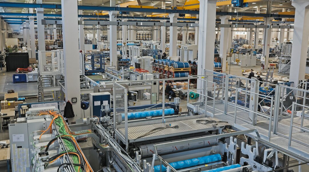 New assembly line for roller chain systems at Brückner